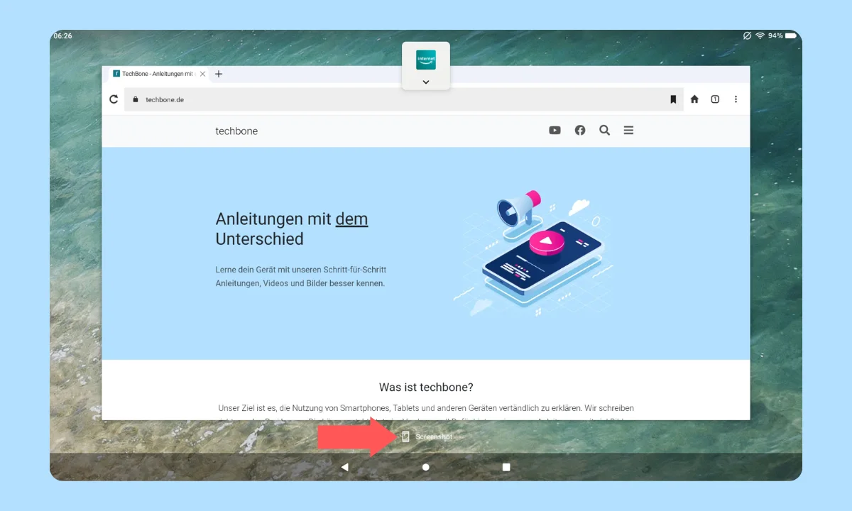 Fire-Tablet: Screenshots erstellen