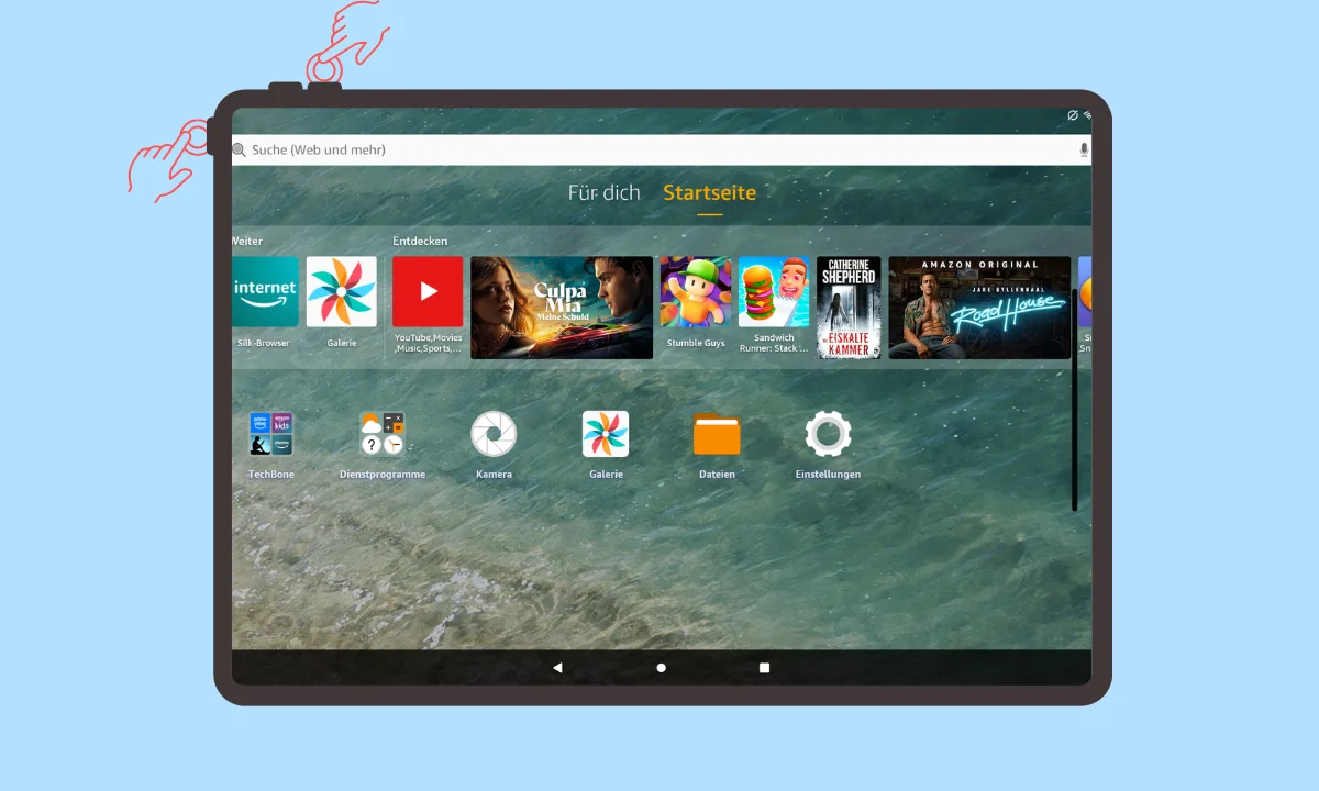 Fire-Tablet: Screenshots erstellen
